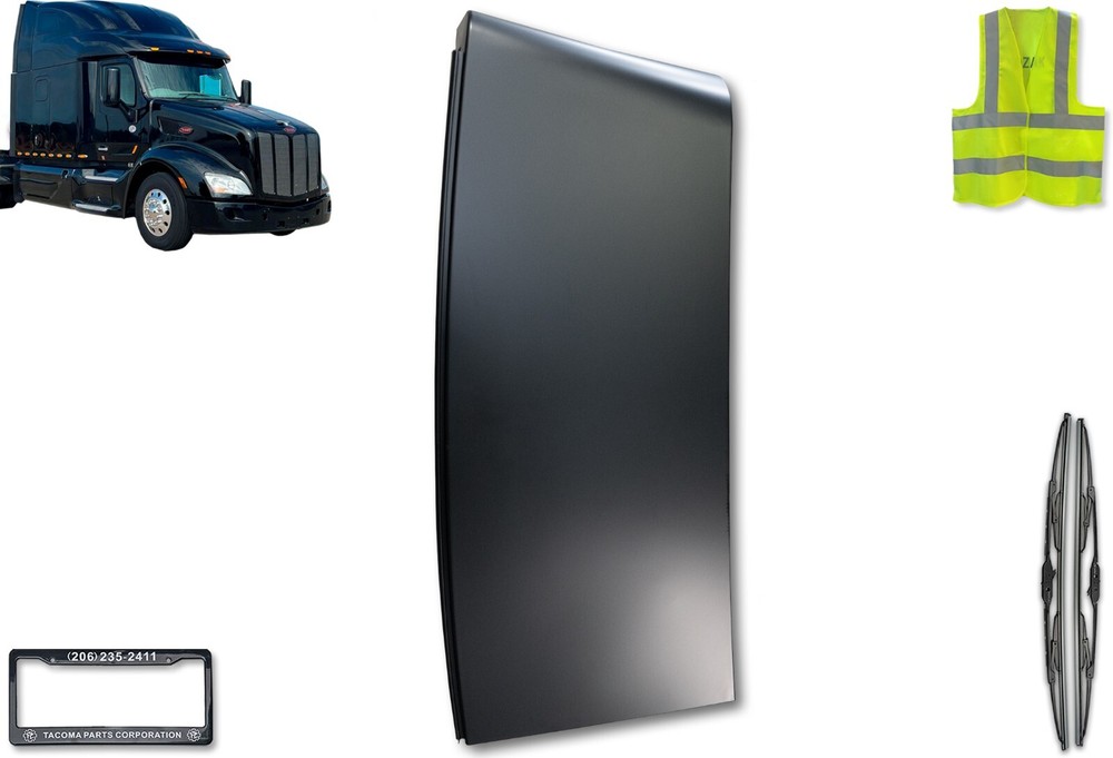 Cab Cabin Upper Side Sleeper Fairing Extender for Peterbilt 579 2013-2021 Right