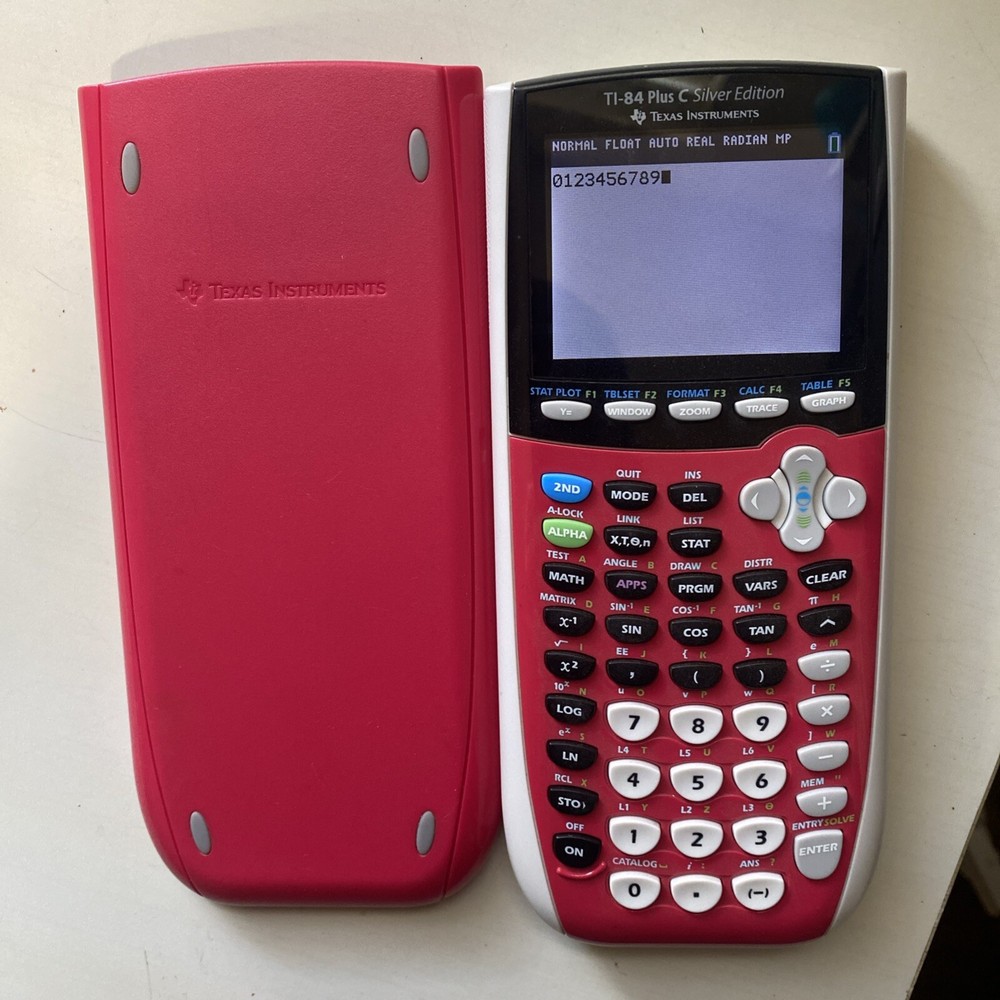 Texas Instruments TI-84 Plus C Silver Edition Graphing Calculator - Pink