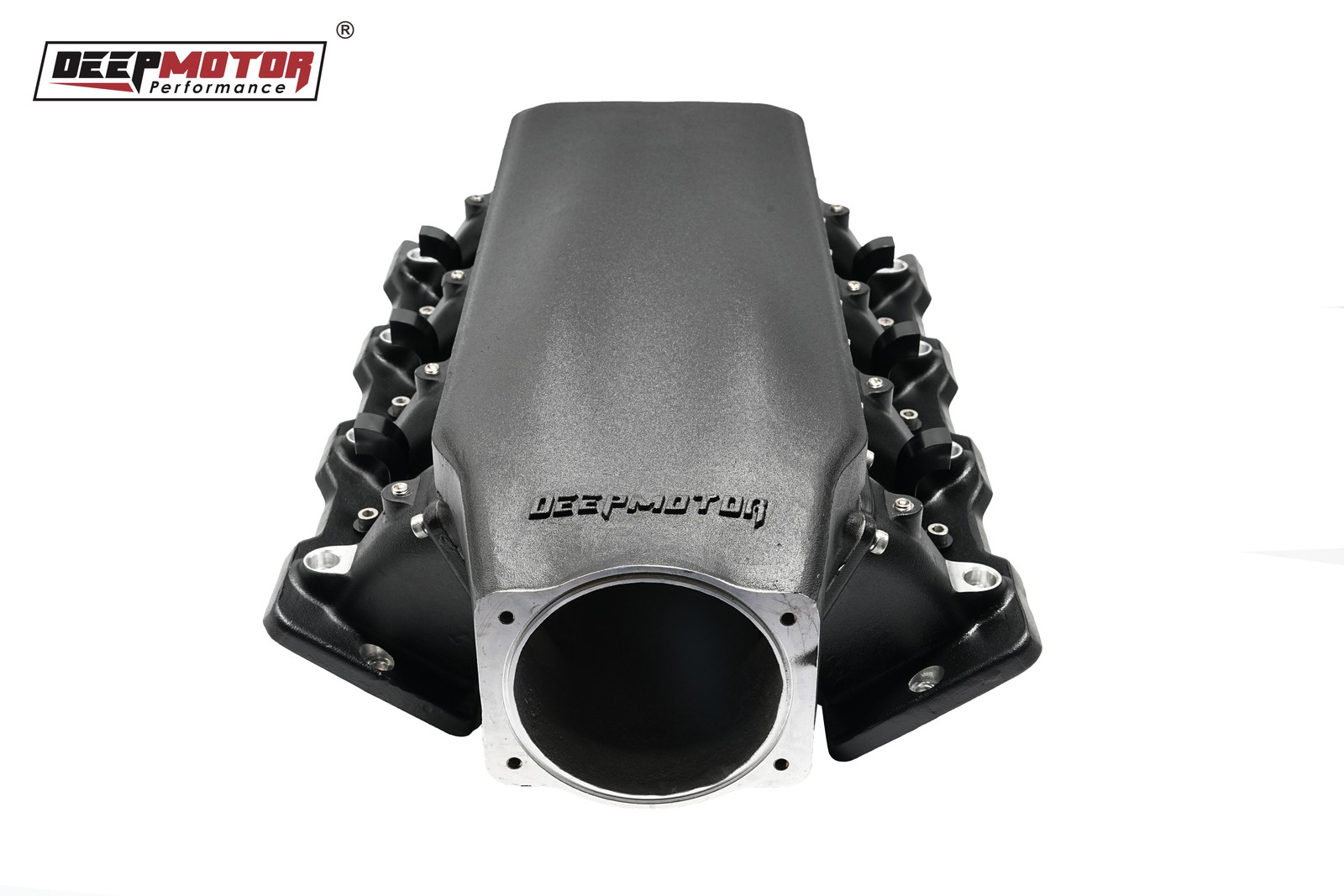 Deepmotor LS1 LS2 LS6 102mm Casting Bolted Intake Manifold with Fuel Rail Black