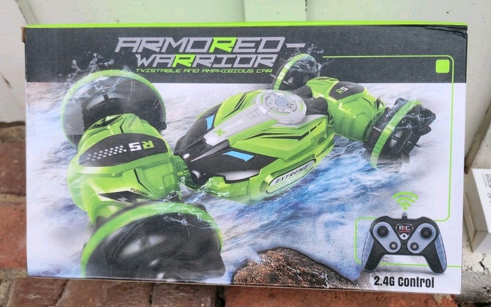 VOD Visual Armored Warrior Stunt Remote 2.4G Control Car Amphibious Twistable