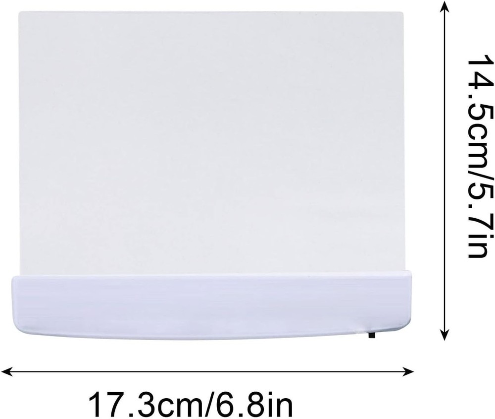 Portable Flat Panel Book Light - Warm White LED Illuminator for Bedside Reading