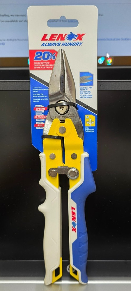 Sheet Metal Straight Snips LENOX LXHT14340