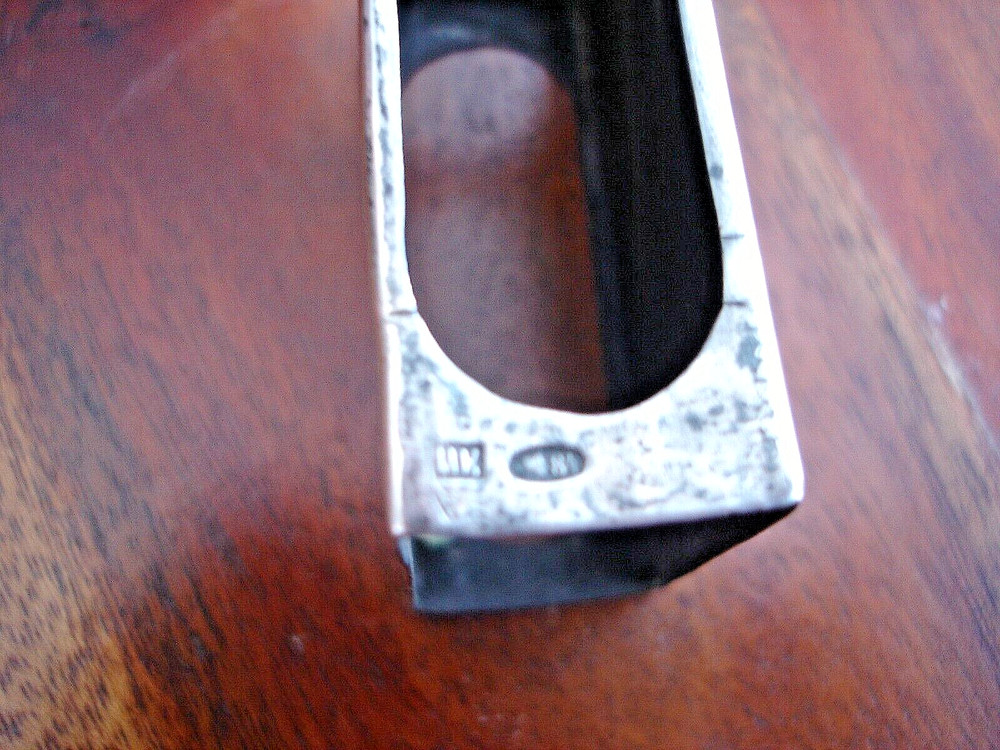 Russian Silver Match Striker Case marked ИК 84 Floral Engraved