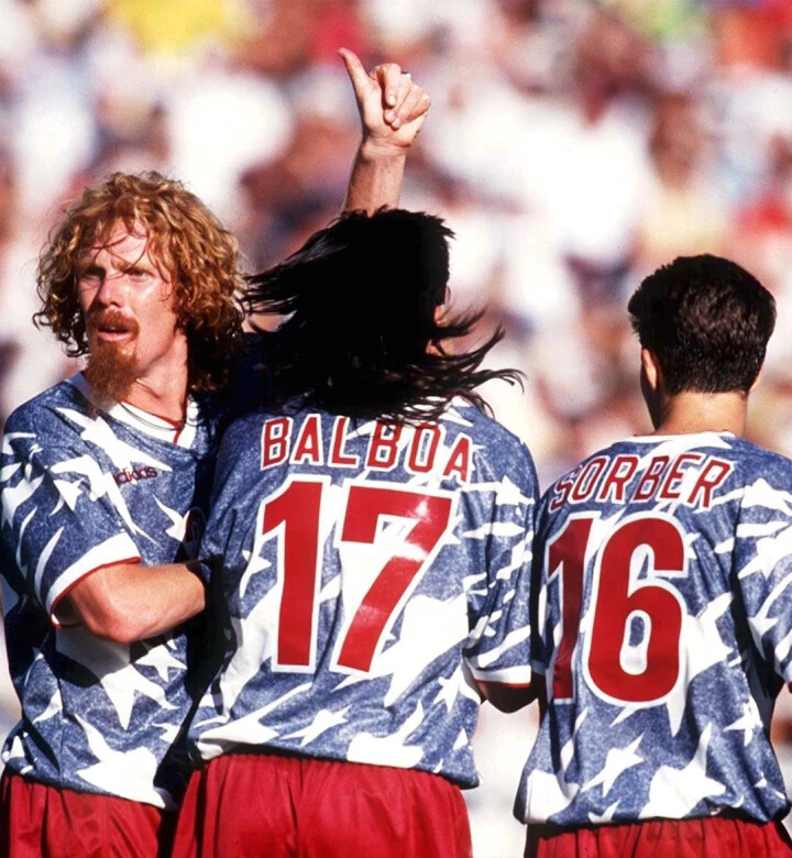 National Team USA Away - World Cup 1994 - Soccer - LALAS #22 - XL (Run Small)