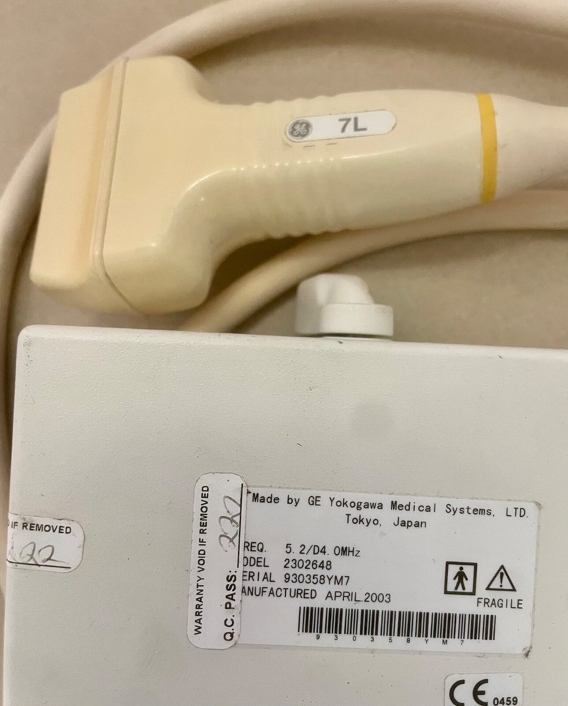 GE 7L ultrasound probe transducer