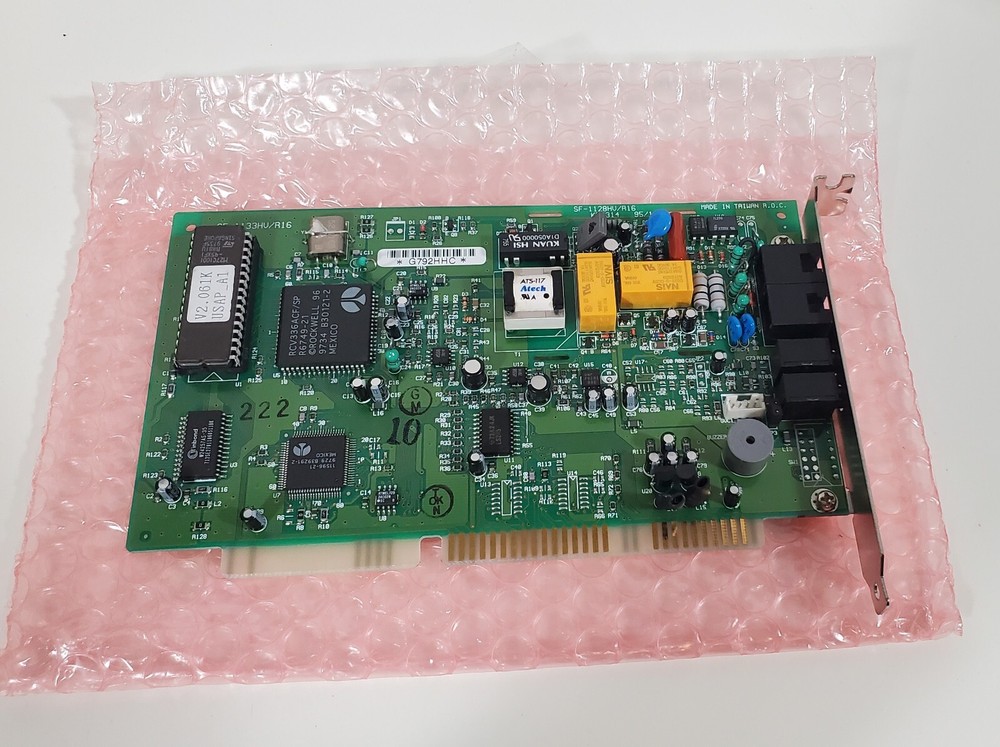 PC Computer Internal 33.6K FaxModem ISA Card