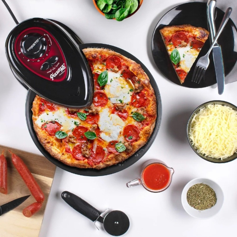 Presto 03430 Pizzazz Plus Rotating Oven, Black