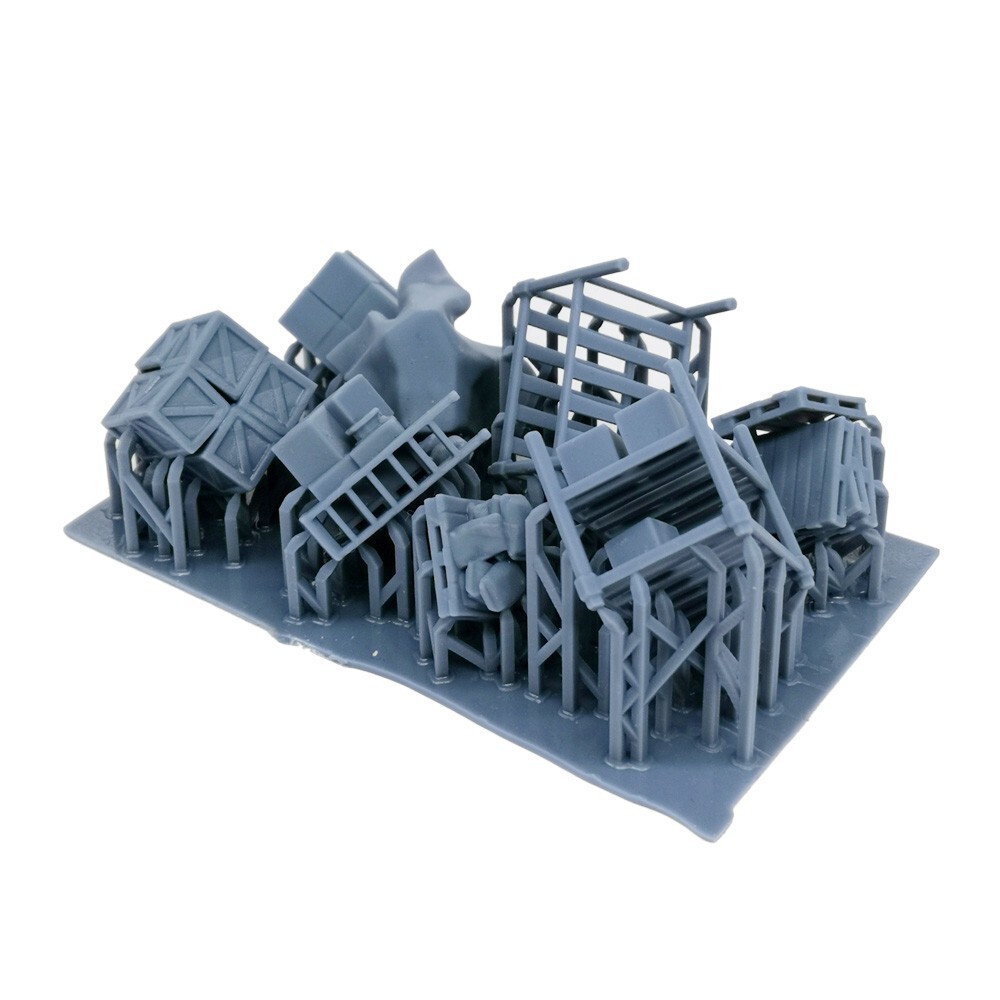 Outland Models Scenery Miniature Logistics Warehouse Accessory Set 1:64 S Scale