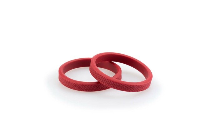 Puig Vintage Frame Slider Rings Red