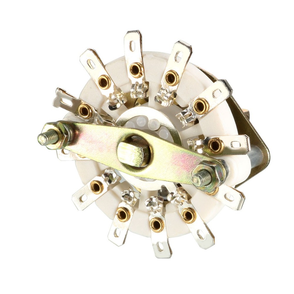 12Pins 1P11T 1Pole 11Position Selectable Single Deck Band Selector Rotary Switch