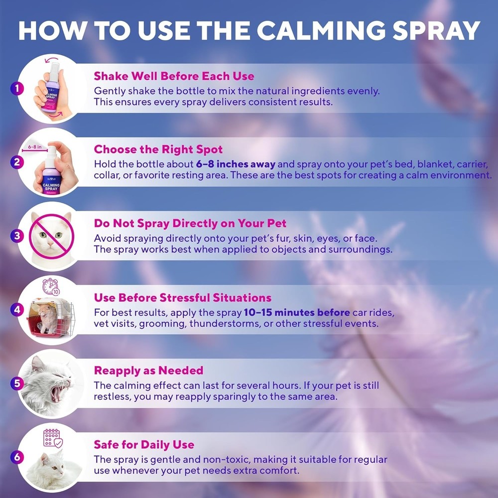 1.7oz Cat Scratch & Stress Relief Pheromone Spray - Effective & Safe Solution