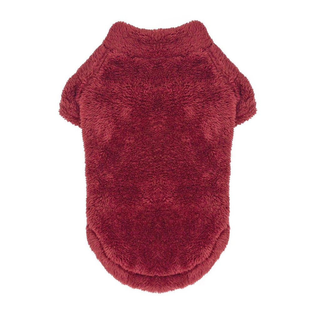 Doggie Design Soft Plush Pullover - Burgundy