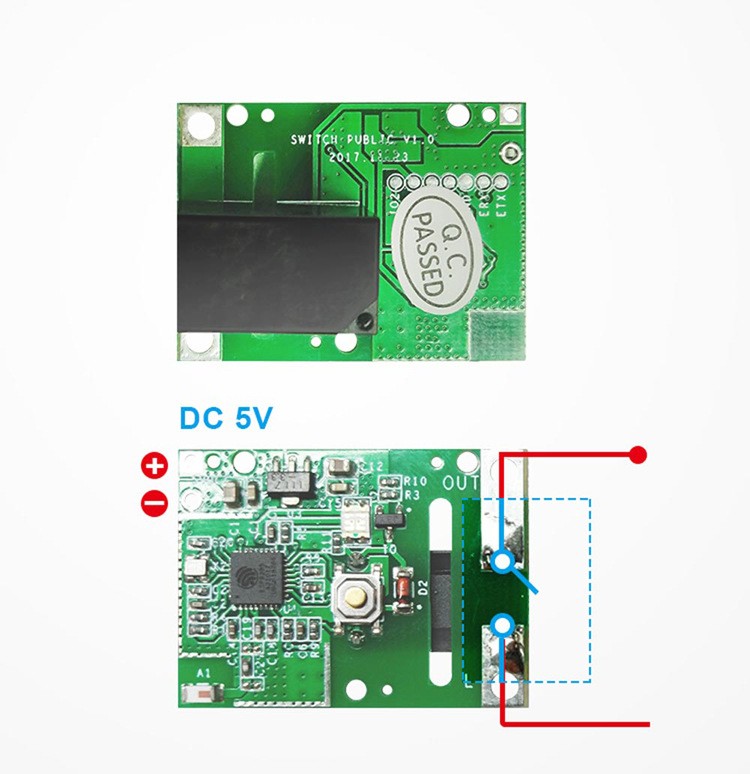 RE5V1C 5V WIFI Inching/Selflock Relay Module Hand Make DIY Remote Control