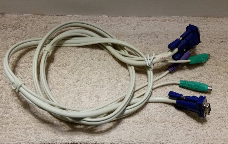 Zonet KVM3004 4-Port KVM Switch with Cables