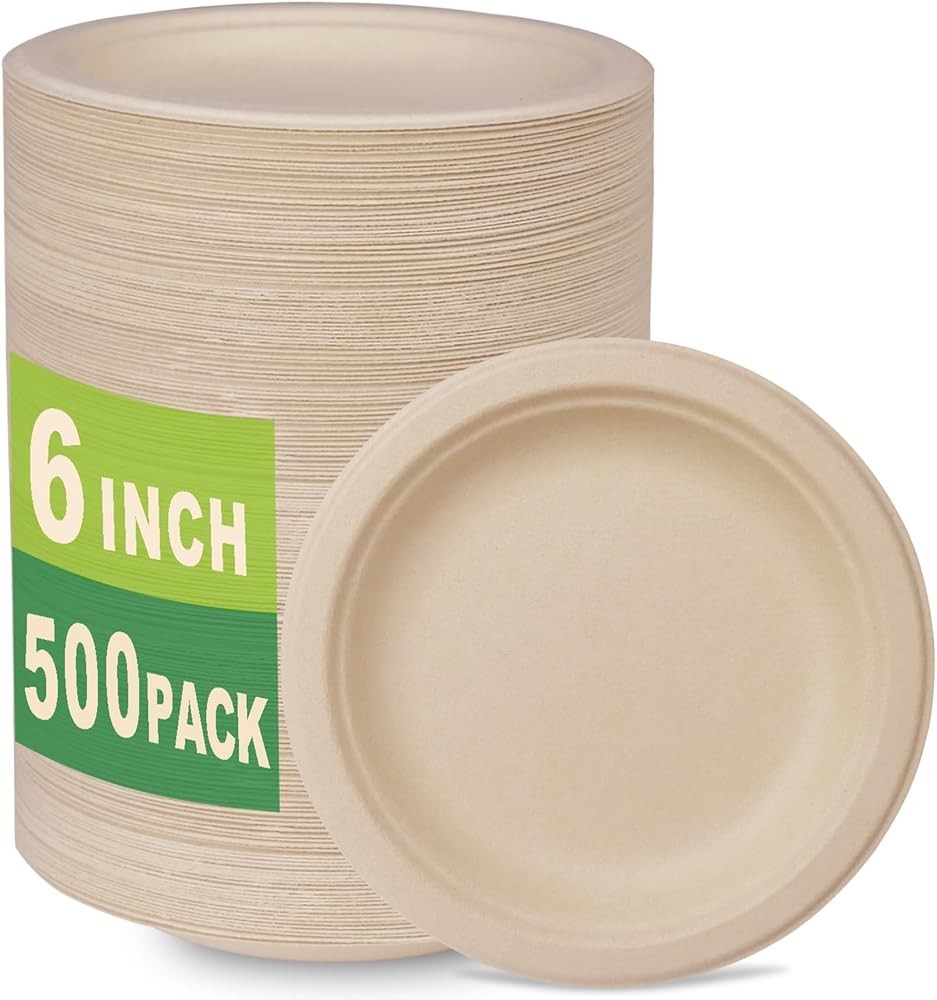 6“ Small postable Dert Plates, Heavy-duty Unbleached