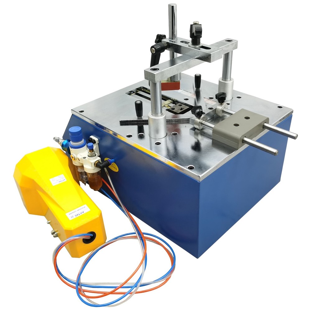 Pneumatic Frame Assembling Machine Corner Stapler Nail Angle Machine 7/10/12