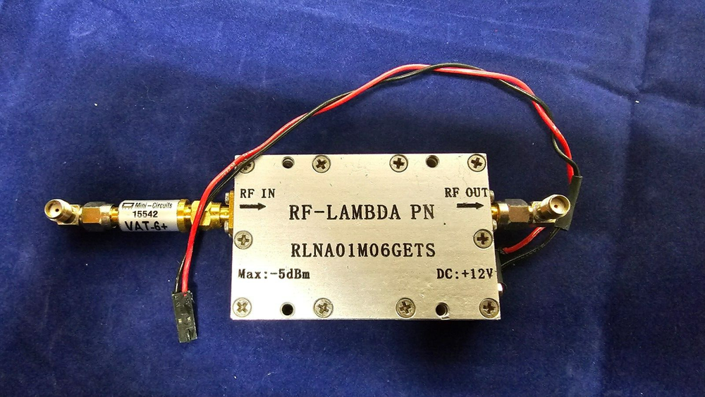 1 ETS-LINDGREN RF-Lambda RLNA01M06GETS Low Noise Amplifier VAT-6+