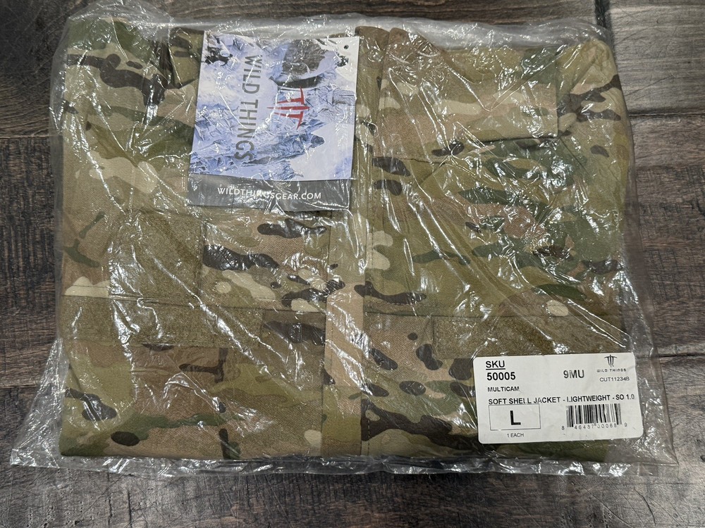 Wild Things Tactical Soft Shell Jacket Pants Multicam OCP Large Pcu Level 5