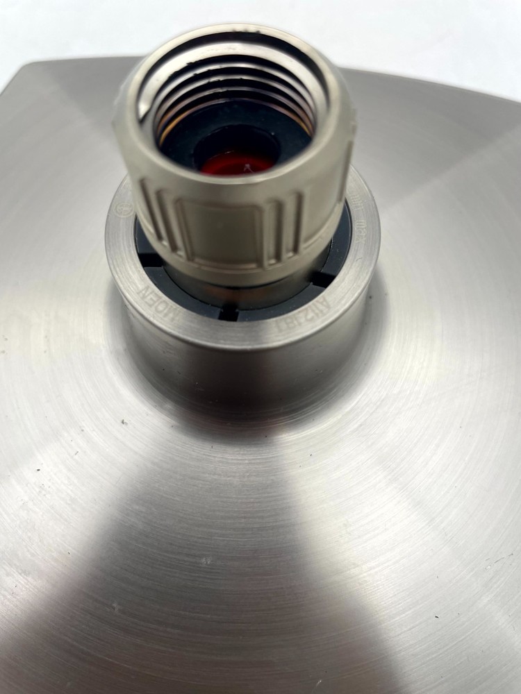 Moen Showerhead Silver Square Multi Function Wall Mounted A112.18.1 1.75 Gpm Max