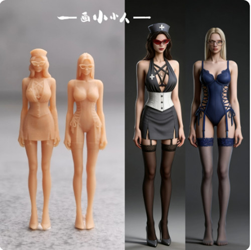 12pcs items 1/43 painted figure