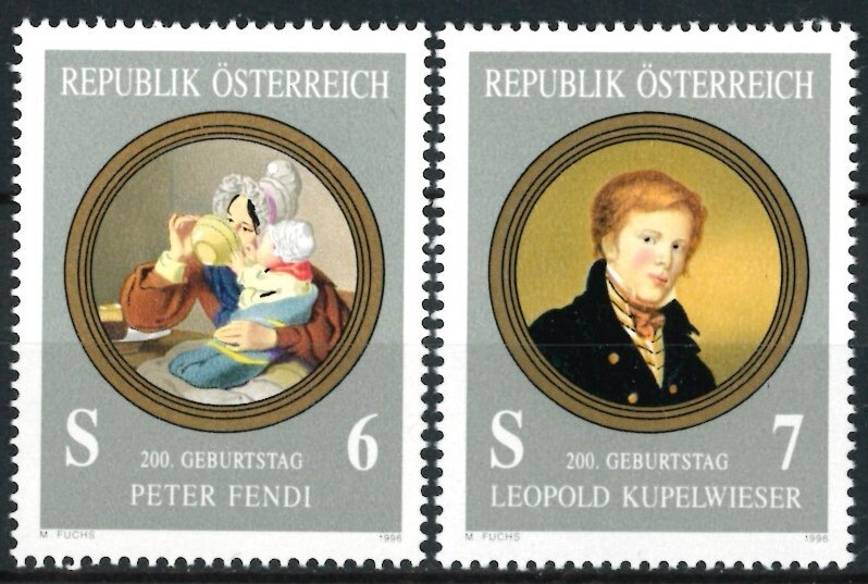 AUSTRIA 1996 Painters - MNH