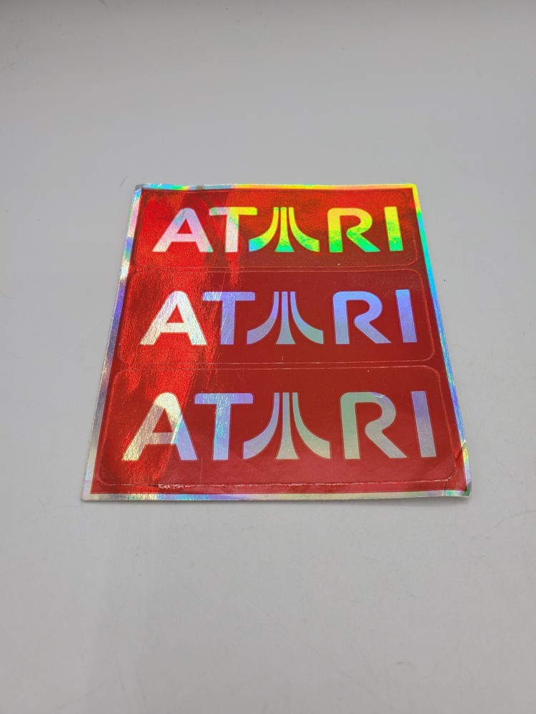 ATARI Enter the Matrix Videogame Authentic Sticker Sheet unused