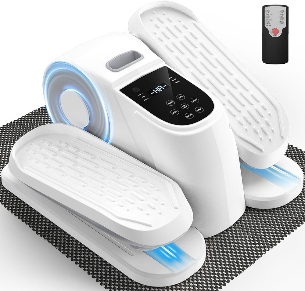 Under Desk Elliptical 12 Speed 5 Modes Motorized Leg Exerciser While Sitting