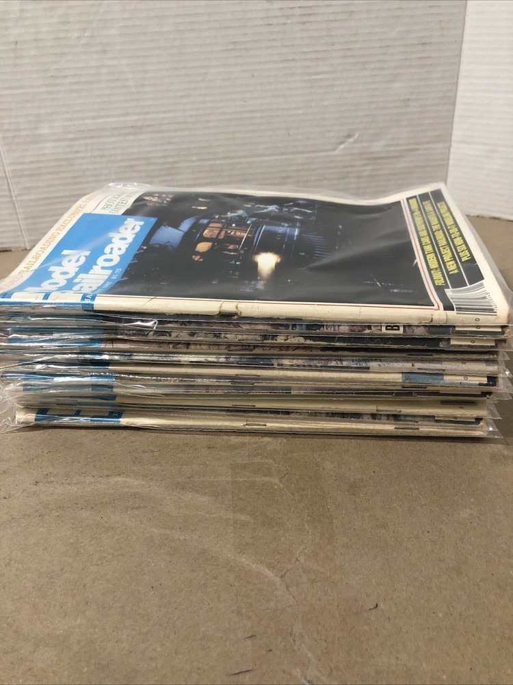 1982 MODEL RAILROADER MAGAZINE (12) ISSUES COMPLETE YEAR VTG Wrapped Separately