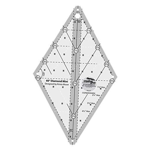60 Degree Mini Diamond Ruler - CGR60DIAMINI