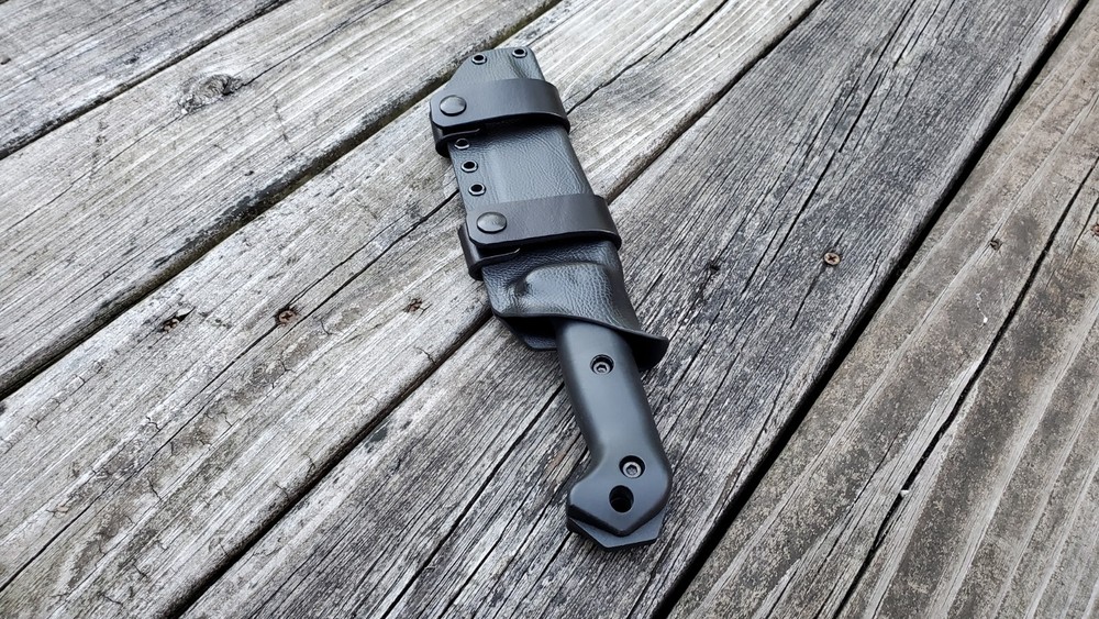 KABAR "BK-7" Custom Kydex sheath Scout "Raptor Texture"