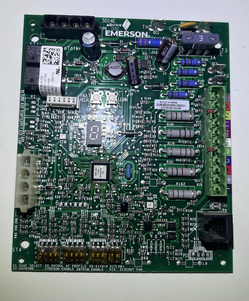 Emerson PCBJA104 5014E HVAC Control Board