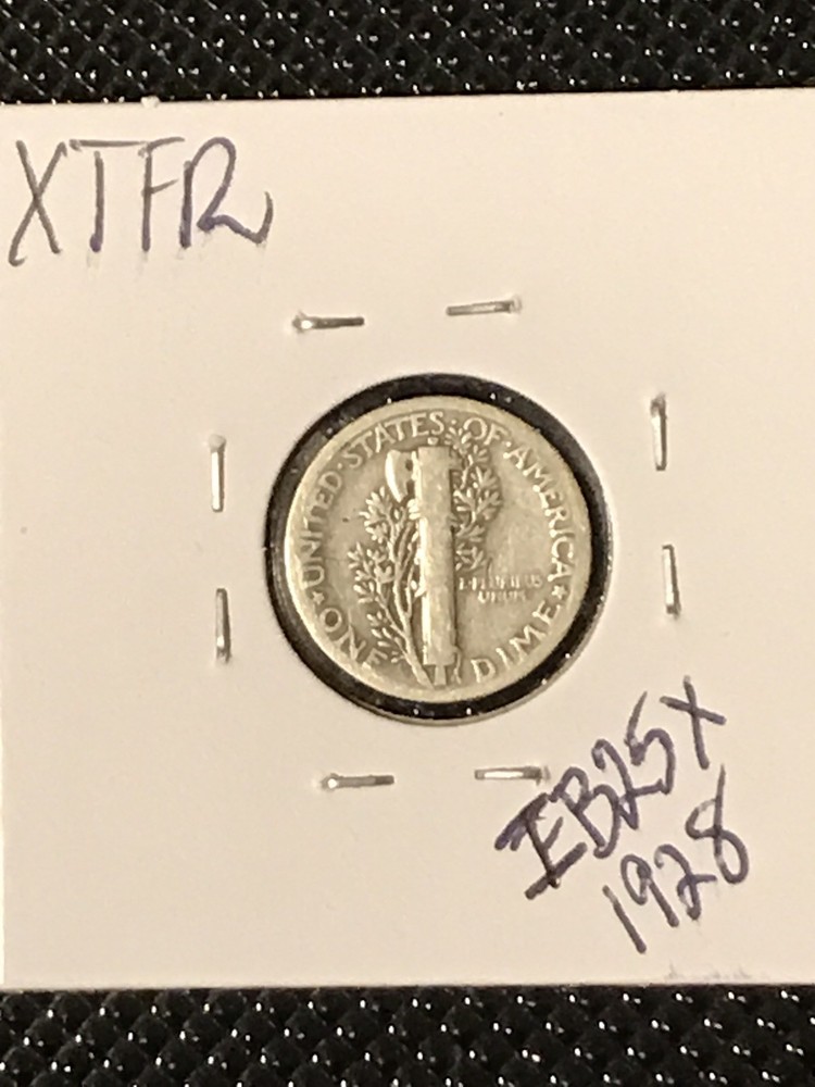 1928 Mercury Dime VG+