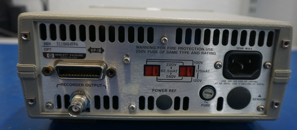 HP 437B Single Channel Digital RF Power Meter