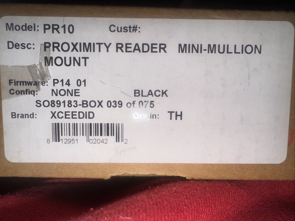 Schlage PR10 Card reader