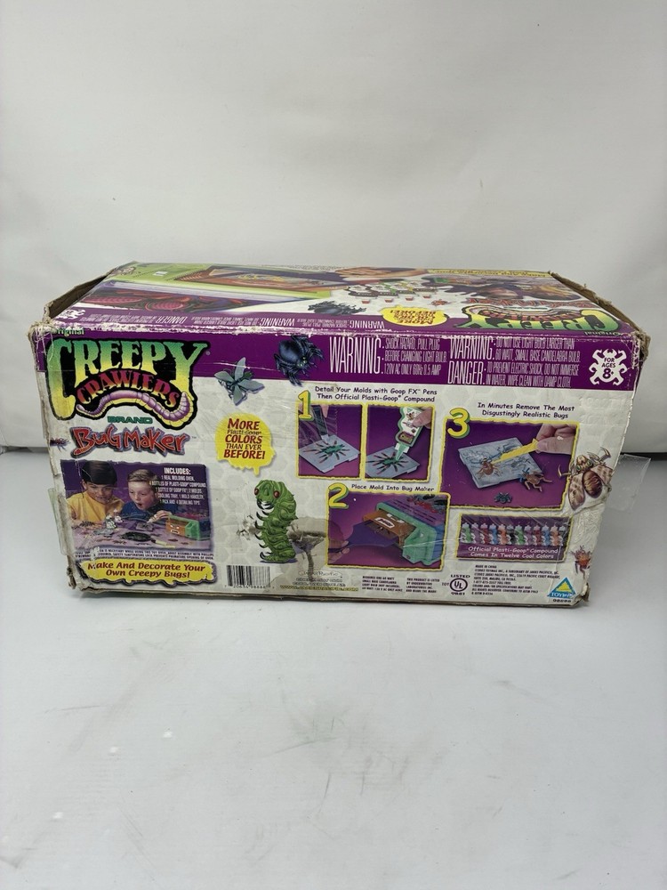 Toymax 98888 Creepy Crawler Bug Maker New Other