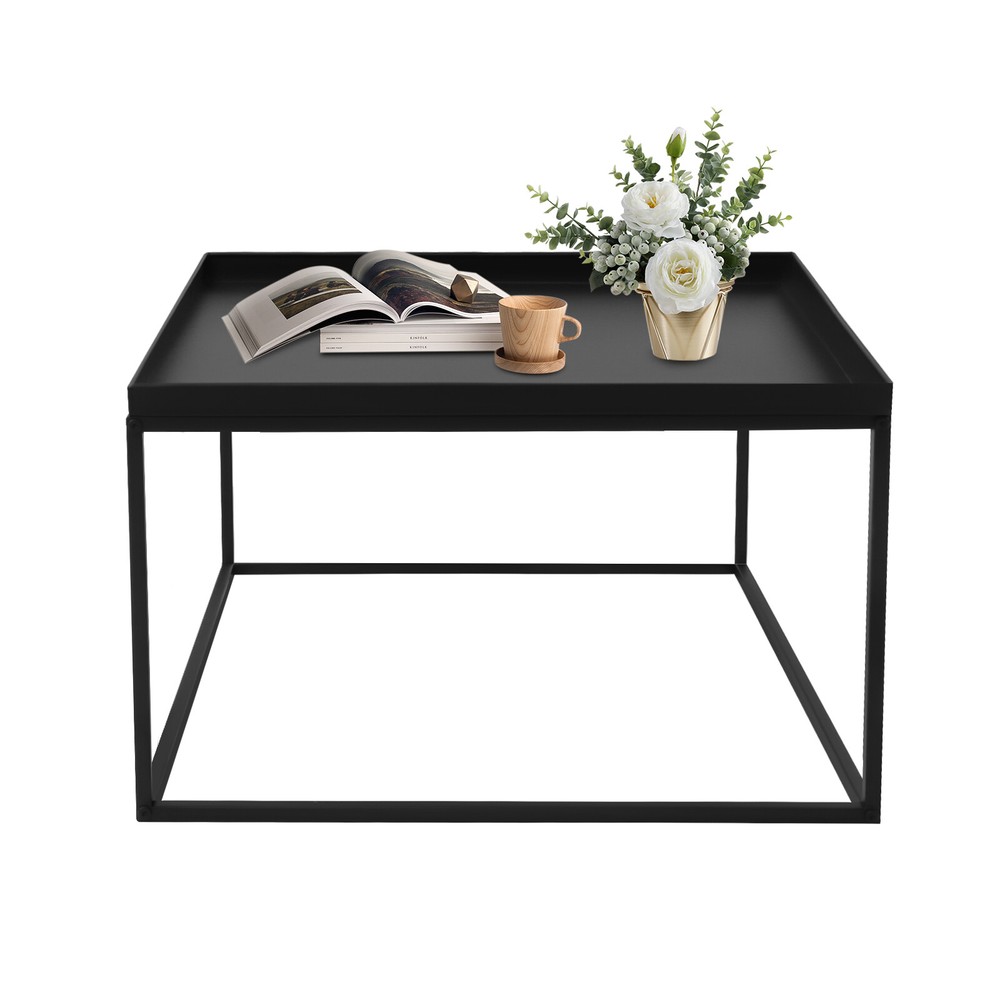 Modern Square Coffee Table Elegant End/side Table Display Stand For Home Office