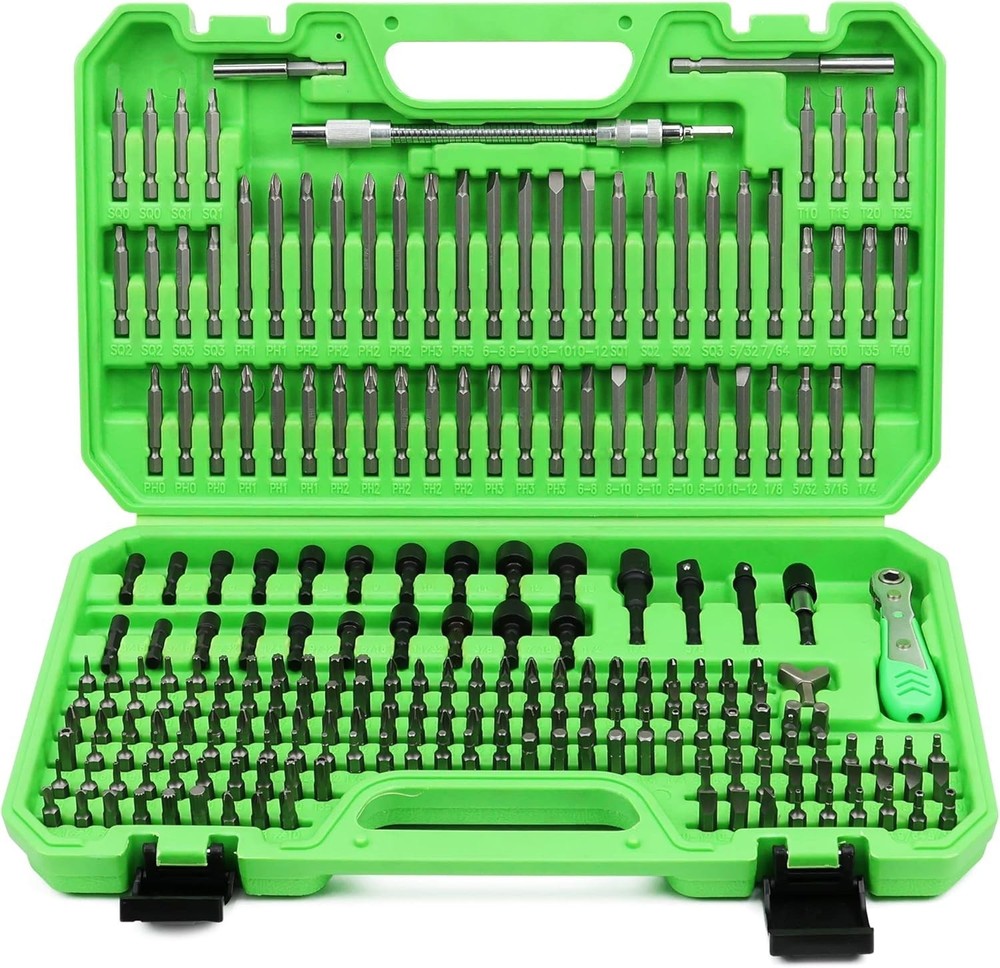 232-Piece Professional Screwdriver Bit Set with Quick Release & Security Bits