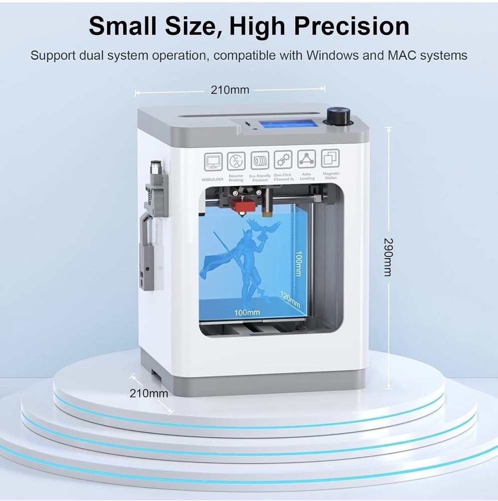 High Precision FDM 3D Printer Auto Leveling Large Build Volume DIY Printing