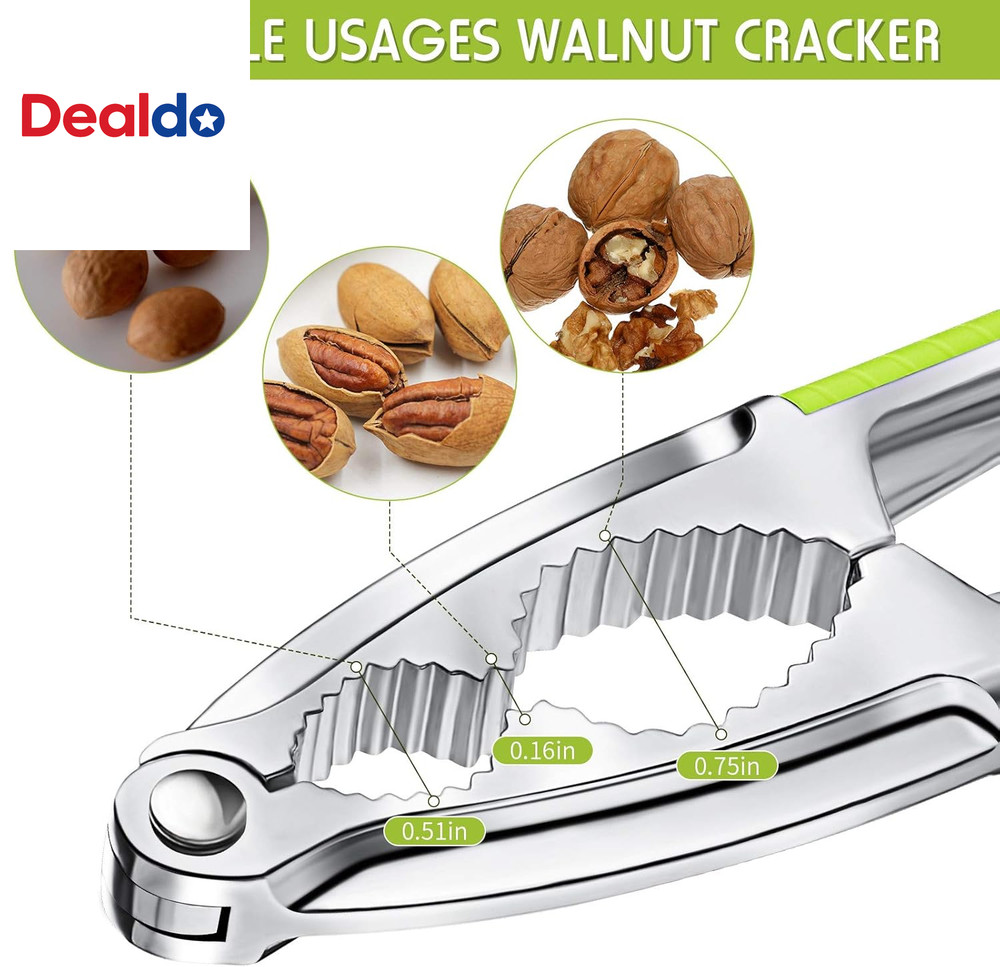 2 Pieces Walnut Cracker Tools Walnut Nutcrackers Metal Nut Shell Openers Nut She