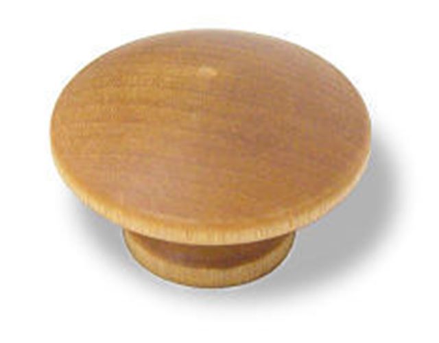 1-1/2" Wood Knob Light Birch