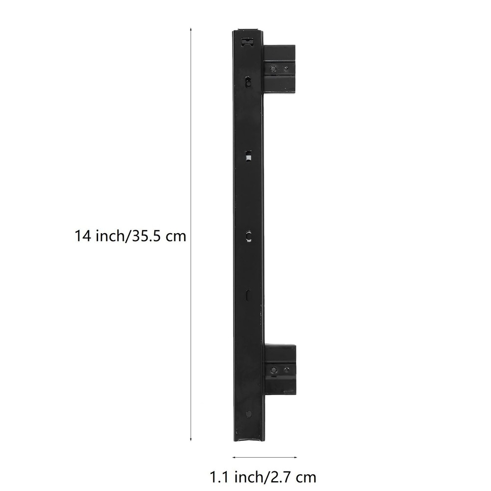 Under Desk Keyboard Tray Slide Adjustable Computer Rail System