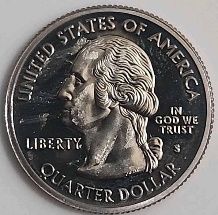 2002-S 25C State Quarters - Indiana (Error: In Cod We Trust)