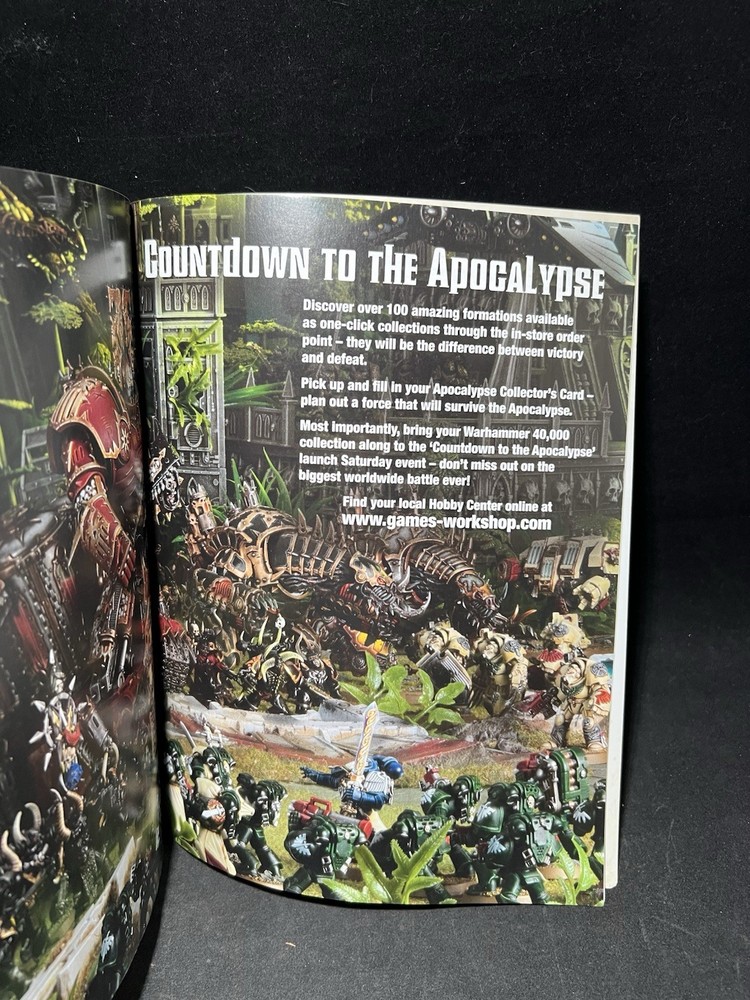 Warhammer 40k Space Marines Codex (2008) Paperback & White Dwarf Magazine (2013)