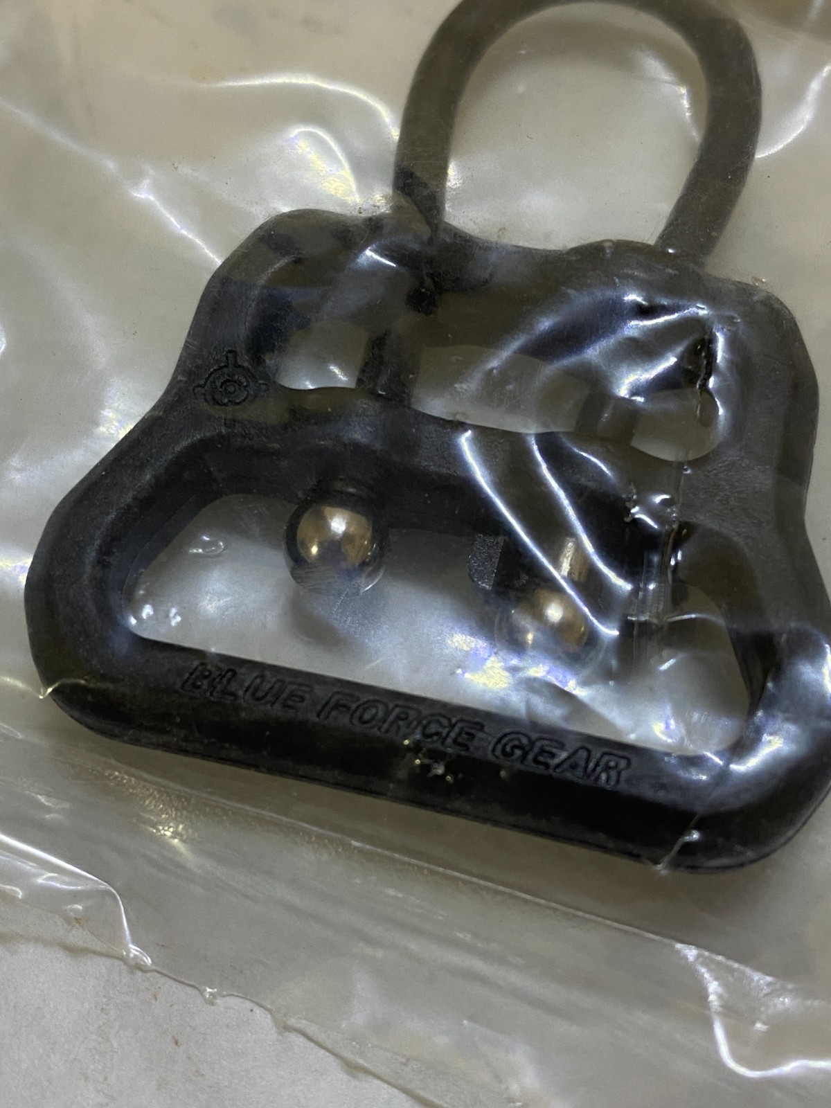 Blue Force Gear 1.25" ULOOP Black Sling Hardware - Made in USA