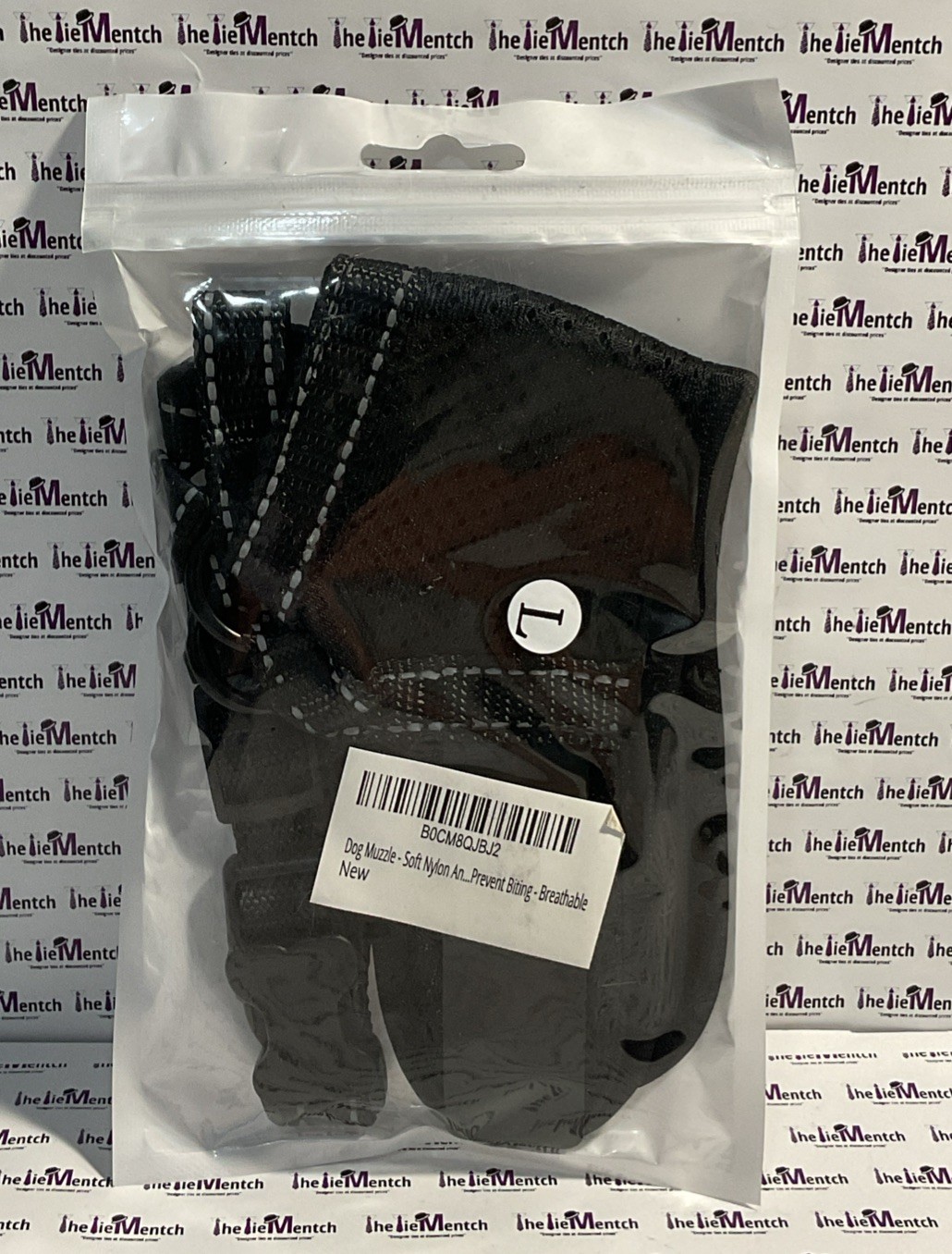 PawWares Dog Muzzle Soft Nylon Adjustable-Breathable-Drinkable | BLACK LARGE