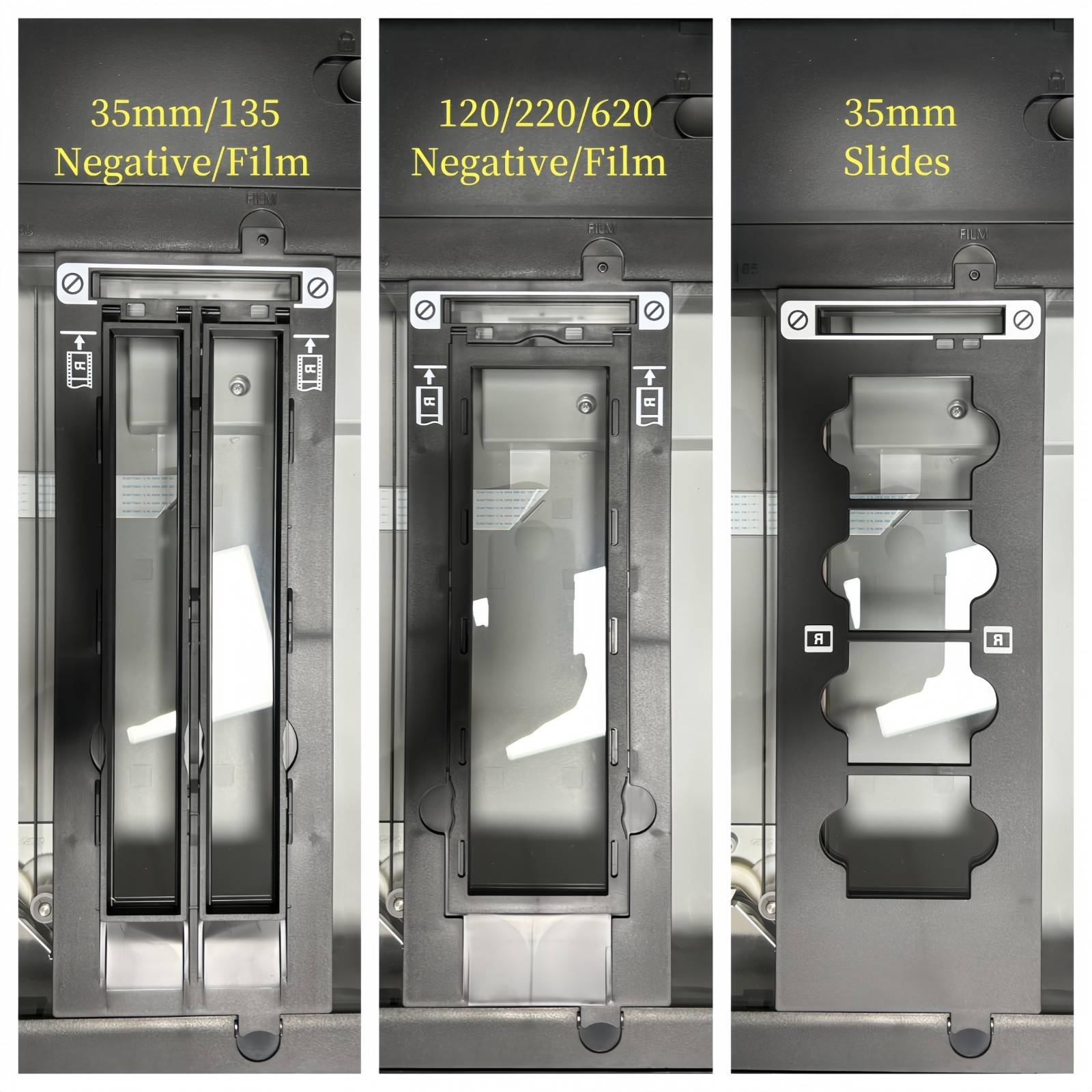 35mm 120 Scan Photo Slide Film Holder Guide for Canon 8000F 8800F 9000F Mark II