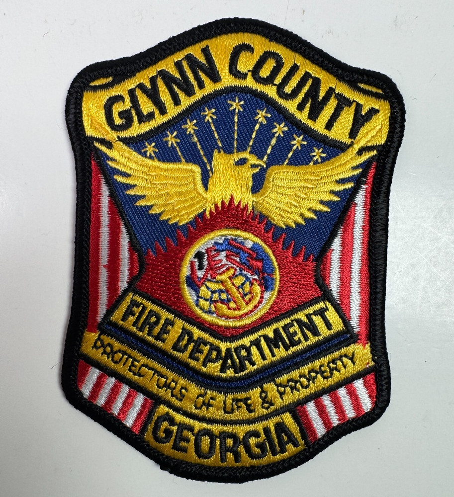 Glynn County Fire Georgia GA Patch Z8