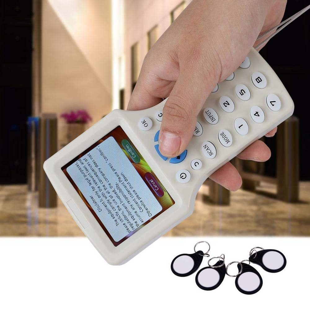 Bewinner 9 Frequency Handheld RFID Copier ID IC Reader Writer Duplicator Mult...