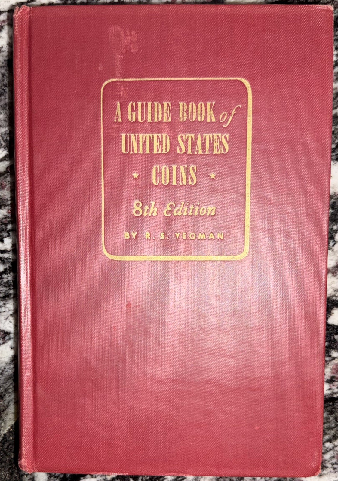 1955 GUIDE BOOK OF UNITED STATES COINS 8th EDITION "REDBOOK" BY R.S. YEOMAN