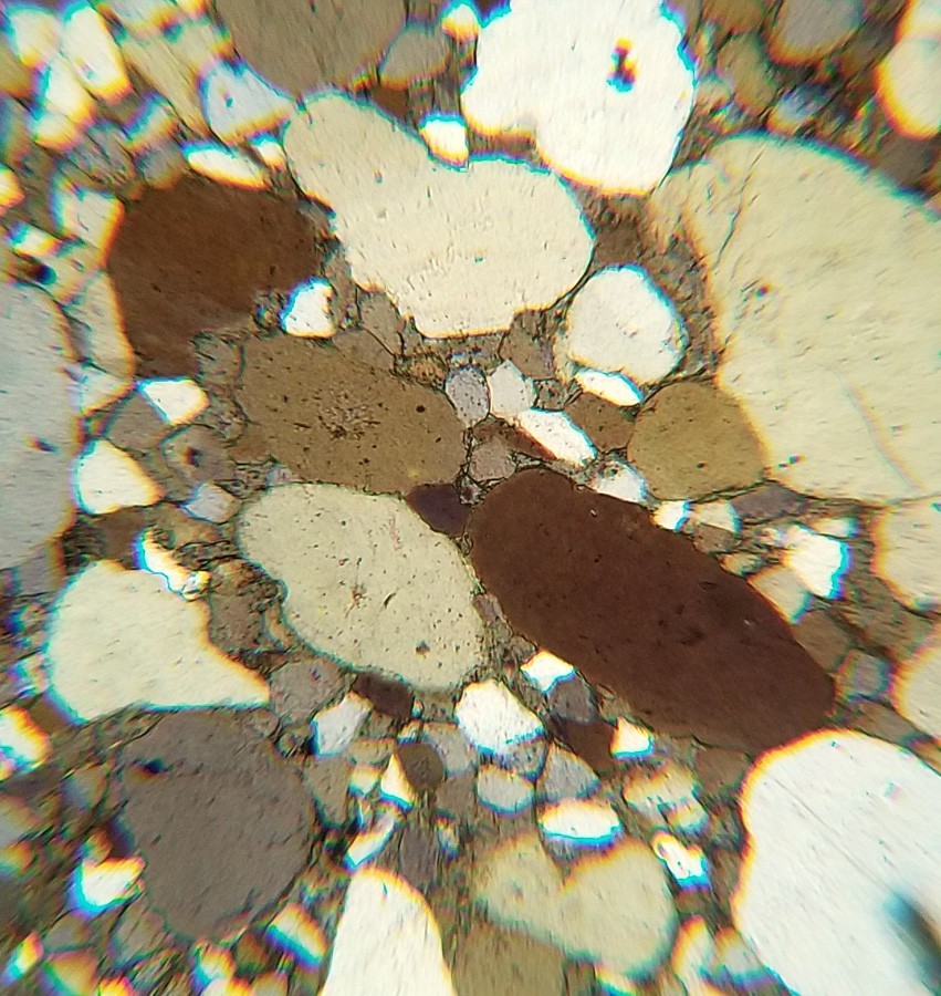 Thin-section Mount from IDHP UPH 2 Petrographic Microscope Slide 119-1352.3